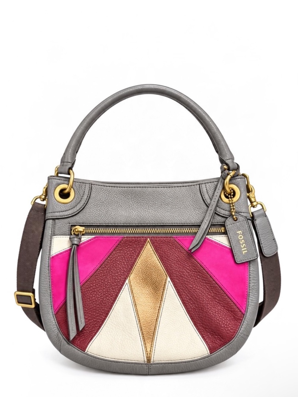 COMING SOON
Fossil Patchwork Hobo/Crossbody Bag